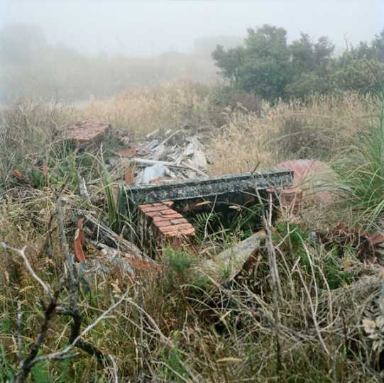 Remains of private residence, Denniston, January 2013